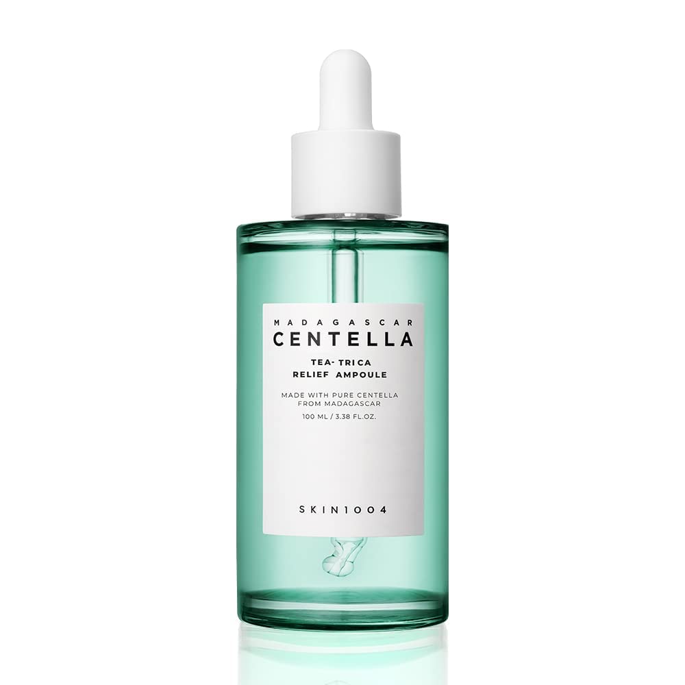 SKIN1004 Hyalu-CICA First Ampoule – 3.38 fl.oz (100ml) | Deep Soothing Hydration for Dry & Sensitive Skin