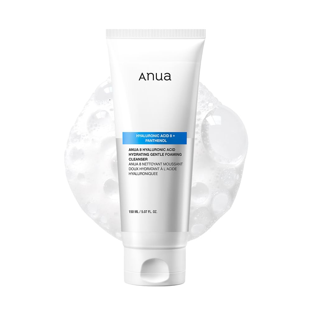 ANUA Hydrating Gentle Foaming Cleanser, Hyaluronic Acid,