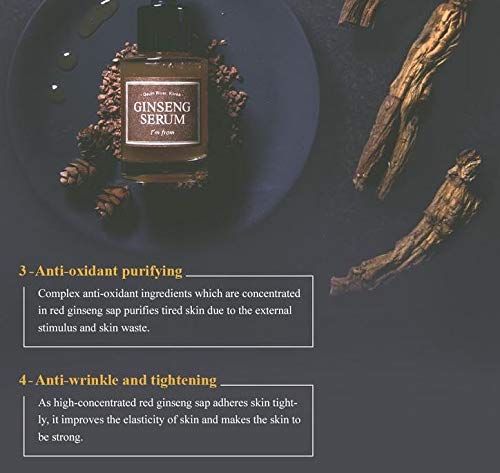 I'm From Ginseng Serum – 30ml | 7.98% Ginseng Extract + Hyaluronic Acid for Anti-Wrinkle & Skin Rejuvenation