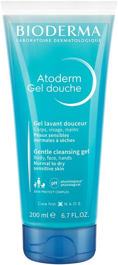 Bioderma Atoderm Shower Gel, Ultra-Gentle & Soap-Free, 200 ml