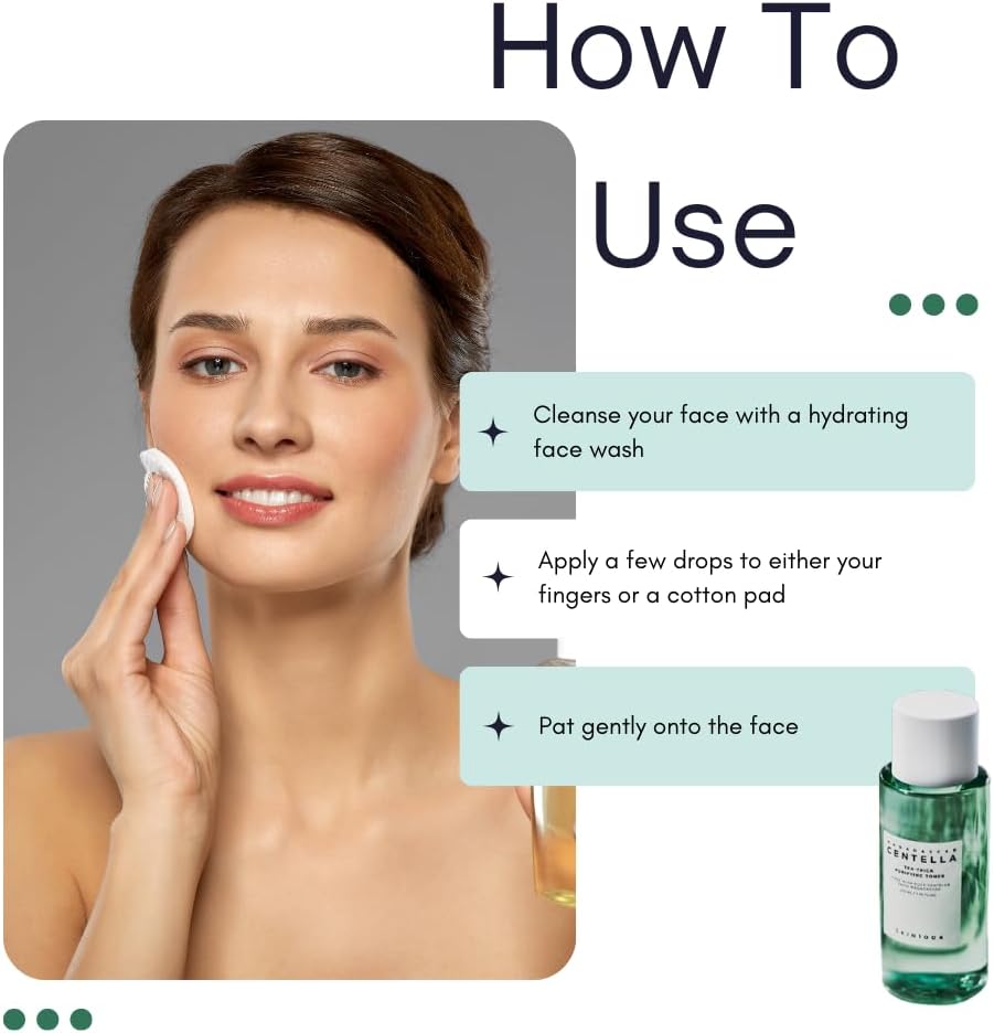 SKIN1004 Tea-Trica Purifying Toner – 7.10 fl.oz (210ml) | Soothing Hydration & Acne Care Toner for Sensitive Skin