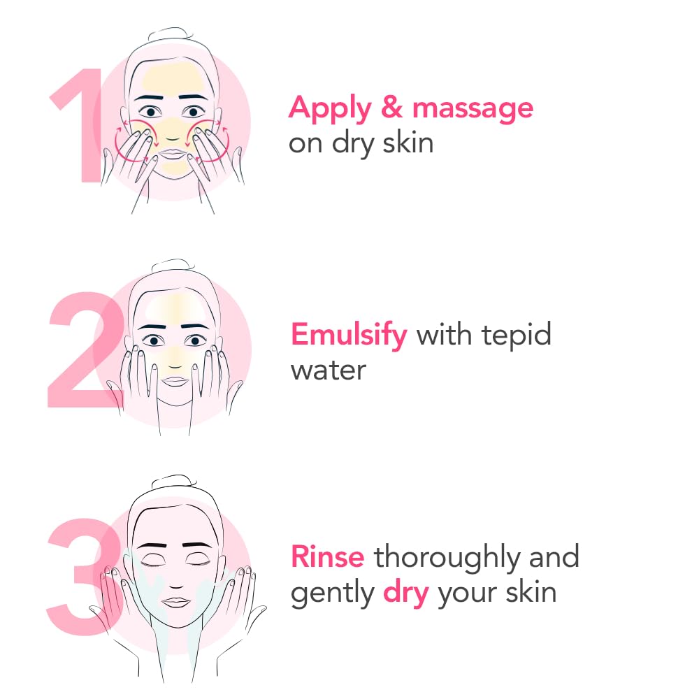 Bioderma Sensibio Micellar Cleansing Oil, 1st Ecobiological Micellar Formula Gentle Face Cleanser That Deeply Cleanses, Soothes & Nourishes Skin with Oil-to-Milk Texture, Fragrance-Free, 5 Fl Oz