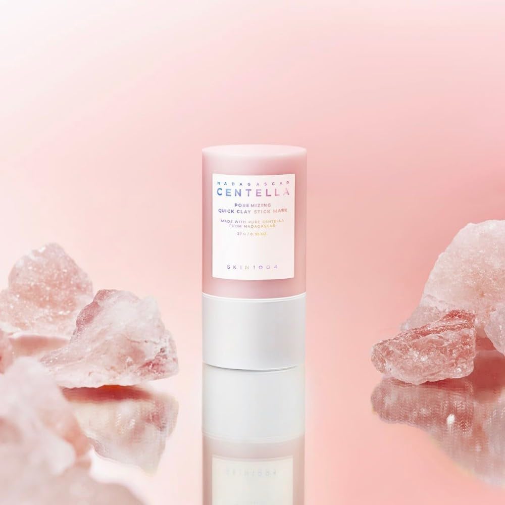 SKIN1004 Madagascar Centella Poremizing Clay Stick Mask – 27g | Quick Pore Care with Pink Clay & Centella