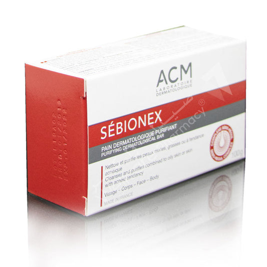 ACM SEBIONEX purifying dermatological BAR 100g