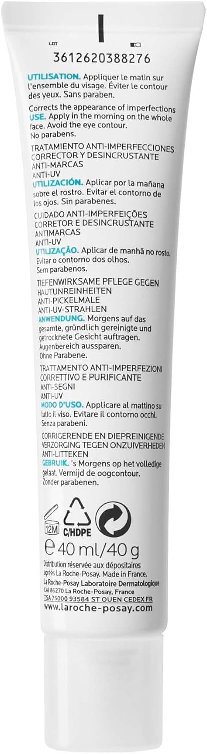 La Roche-Posay Effaclar Duo(+) SPF30 â Anti-Blemish Gel-Cream with Sun Protection (40ml)