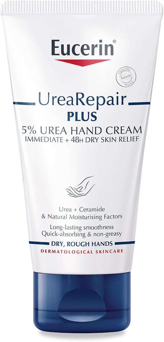 Eucerin Urea Repair PLUS 5% Urea Hand Cream (Immediate + 48H Dry Skin Relief) 75 ml