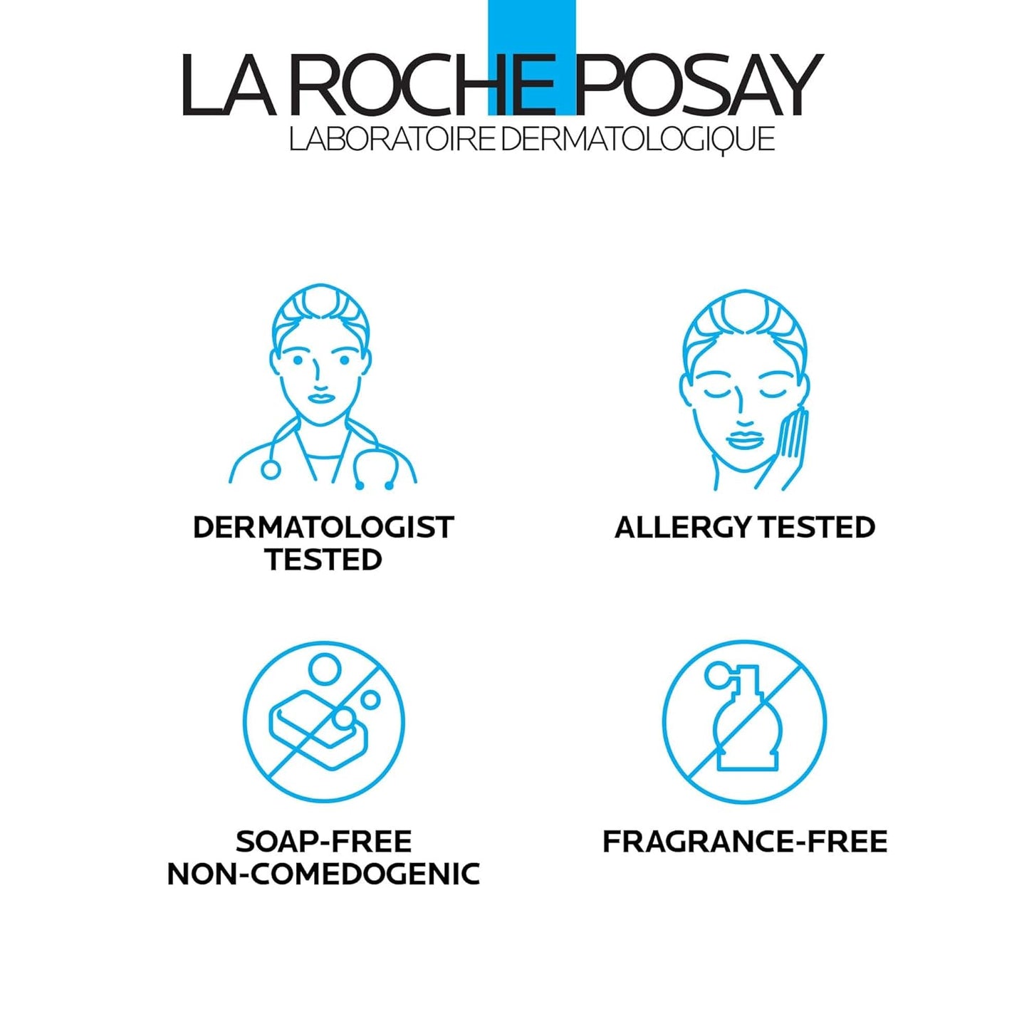 LA ROCHE-POSAY EFFACLAR M Purifying Foaming Gel Balances Skin pH (also suitable for Acne-Prone Skin) 200ml