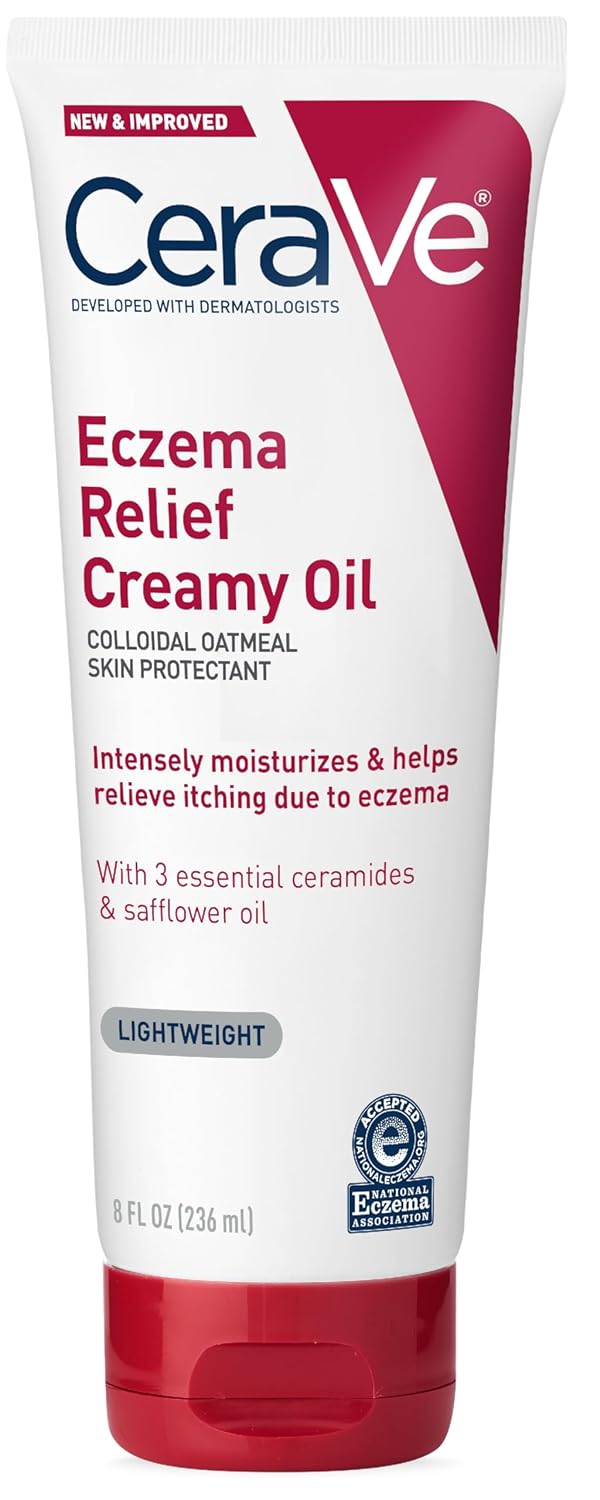CeraVe Eczema Relief Creamy Oil Instantly moisturizes & helps relieve itching due to eczema. 236 ml