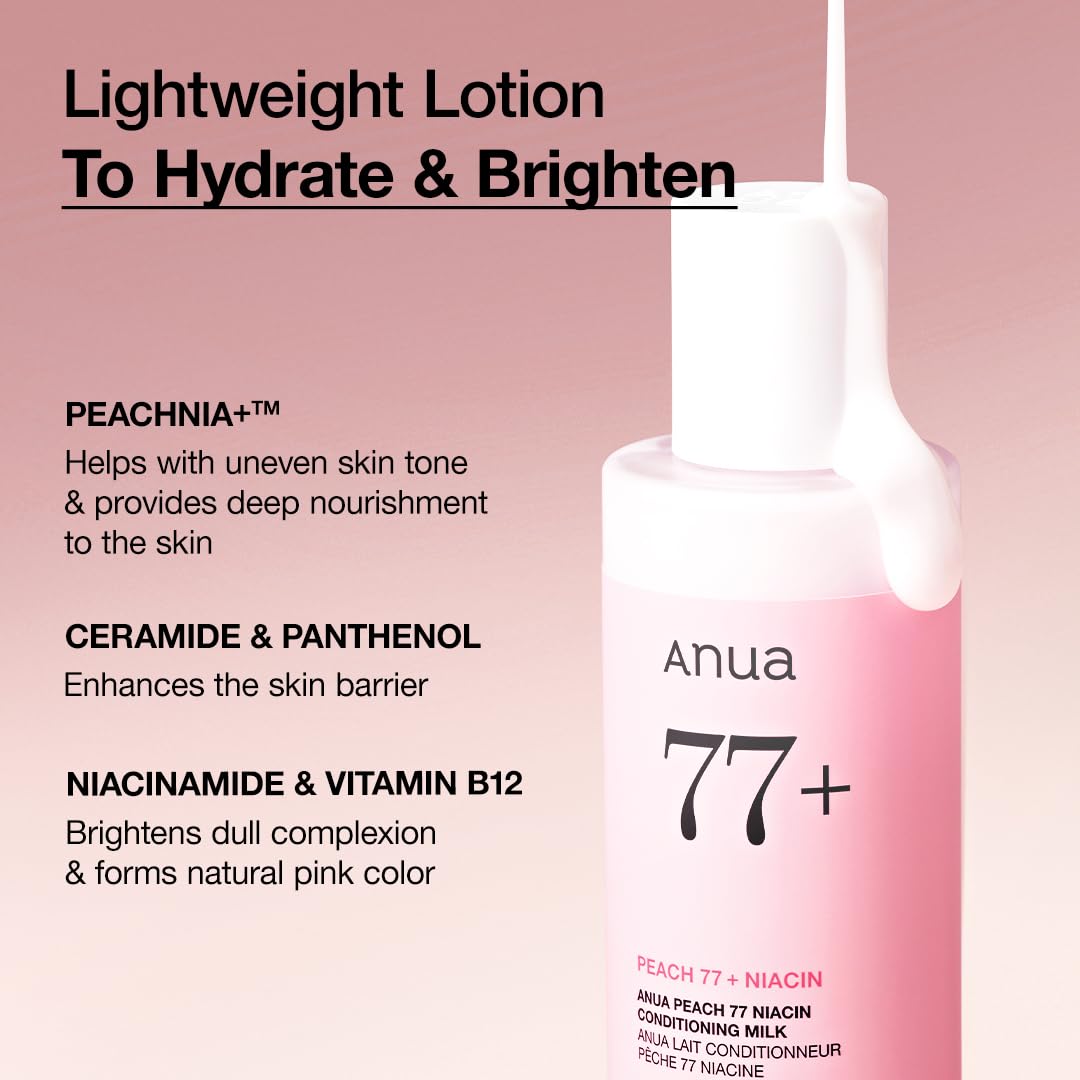 ANUA Peach Niacin Conditioning Lotion