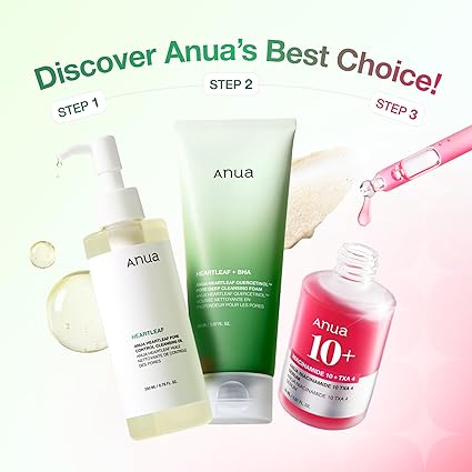 Anua Daily Kit – 3-Step Korean Skincare Essentials Set
