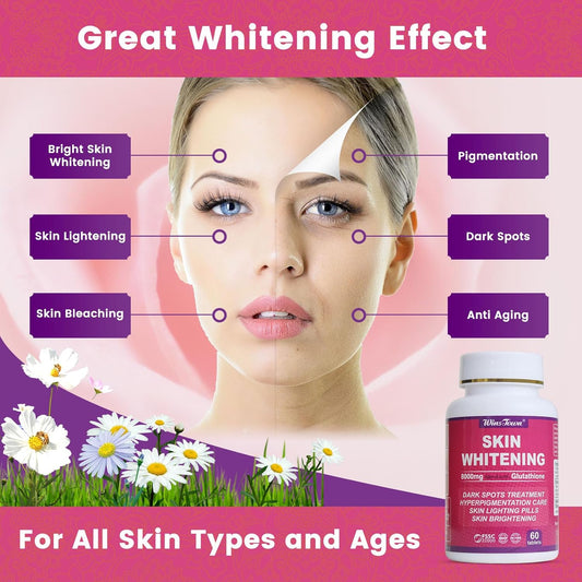 Wins Town Skin Whitening 8000mg blend with Glutathione