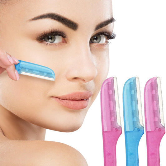 Grooming Razor Eyebrow, Facial, Sensitive Areas Set of 3
