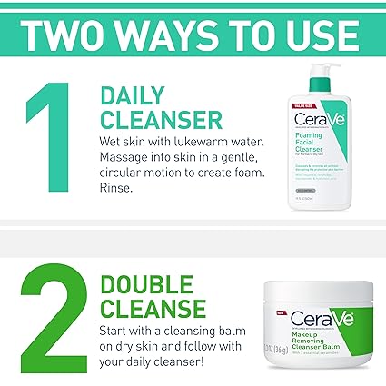 CeraVe Foaming Facial Cleanser | For Normal to Oily Skin