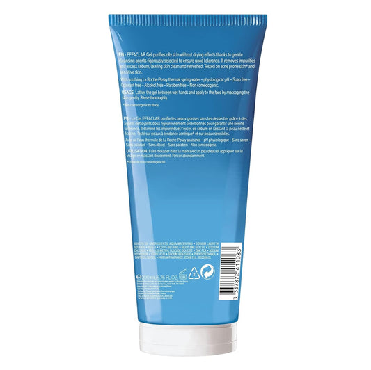 La Roche-Posay Effaclar Purifying Gel (For Oily Sensitive Skin) 200ml