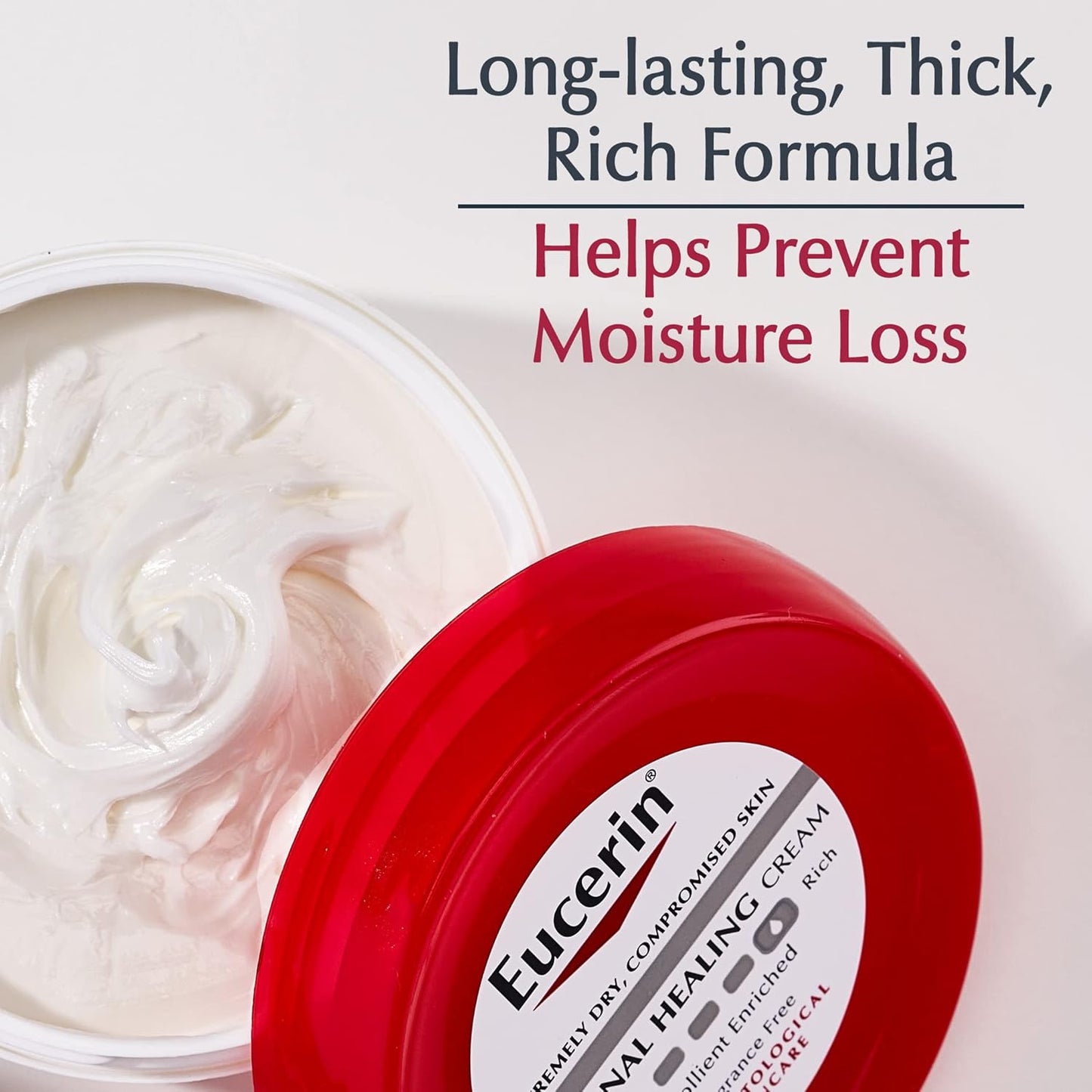 Eucerin (Extremely Dry, Compromised Skin) Original Healing Cream Emollient Enriched 454g