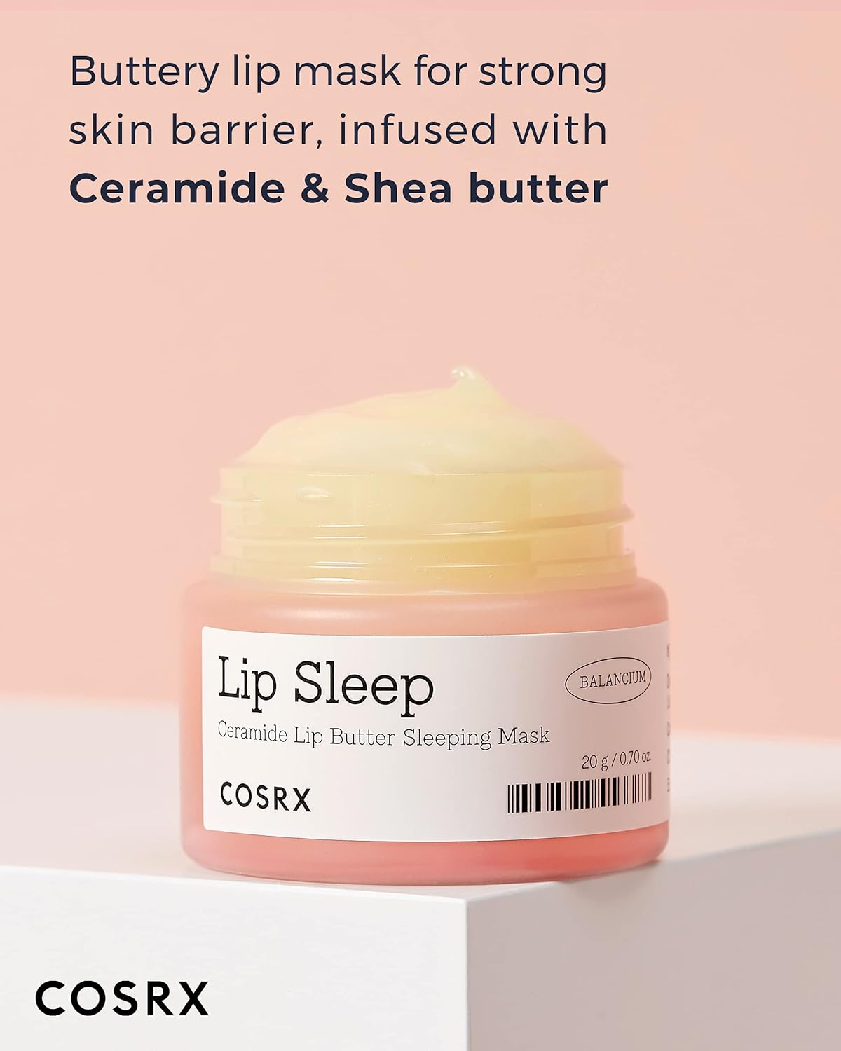 COSRX Lip Care Balm for Dry Chapped Lips, Enriched with Shea Butter, Sleeping Mask, Korean Skin Care, Animal Testing-Free, Artificial Fragrance-Free, Parabens-Free (Lip Butter)