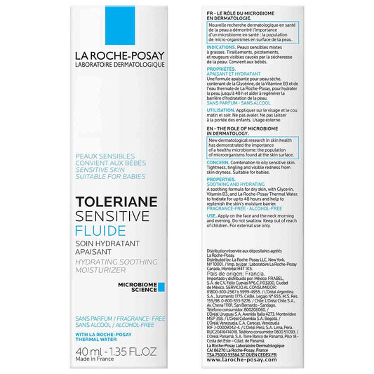 La Roche-Posay Toleriane Sensitive Fluide – Soothing & Protective Moisturizer (40ml)