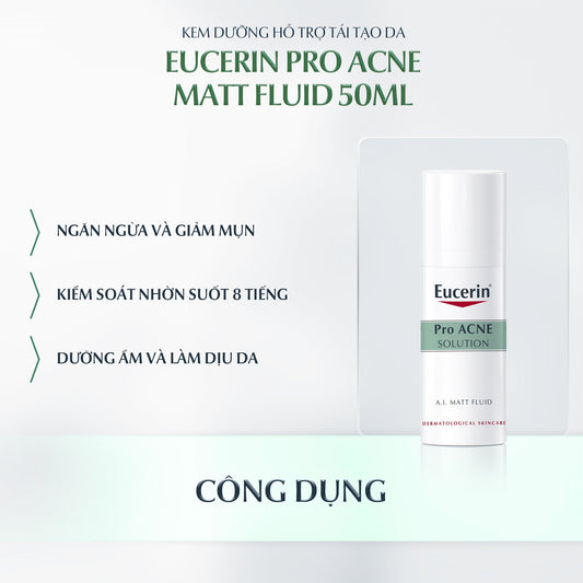 Eucerin Pro ACNE Solution Acne-Oil Control A.I. Matt Fluid (Oil Free) 50 ml