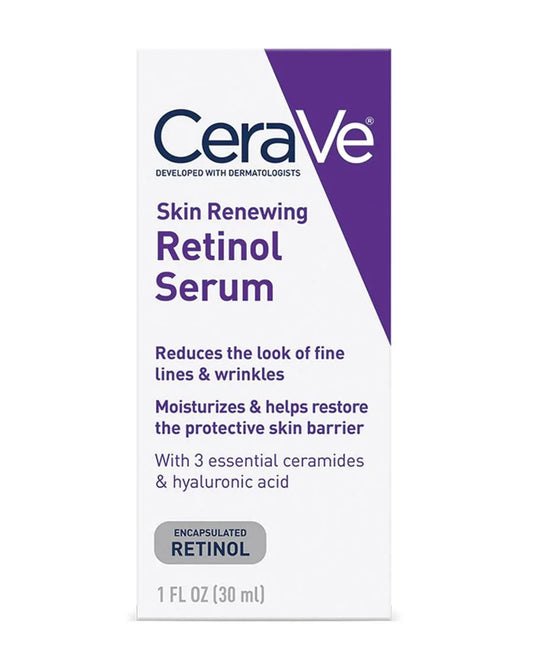 CeraVe Skin Renewing Retinol Serum – 30 ml | Anti‑Aging • Gentle Retinol