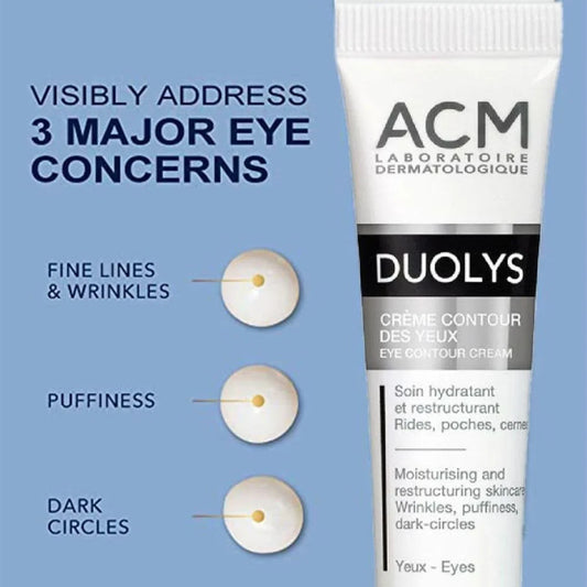 Moisturizing Cream Removal Eye Contour Cream Duolys, 15 ml, Acm