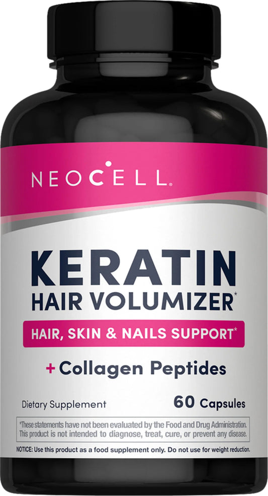 Neocell Keratin Hair Volumizer With Collagen, 60 Count, 1 Bottle