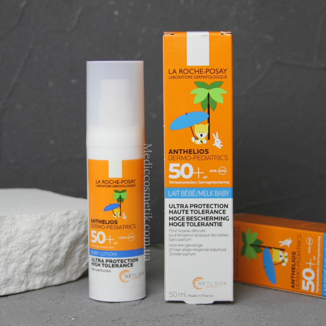 LA ROCHE-POSAY ANTHELIOS Dermo-Pediatrics 50+ SPF, MELK BABY Ultra Protection 50 ml