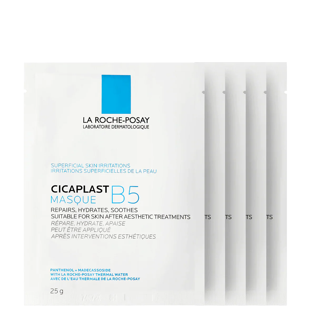 La Roche-Posay Cicaplast B5 Pro – Multi-Action Repair Mask (5x25g)