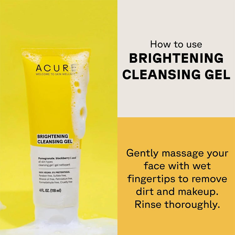 ACURE Brightening Cleansing Gel 118 ml