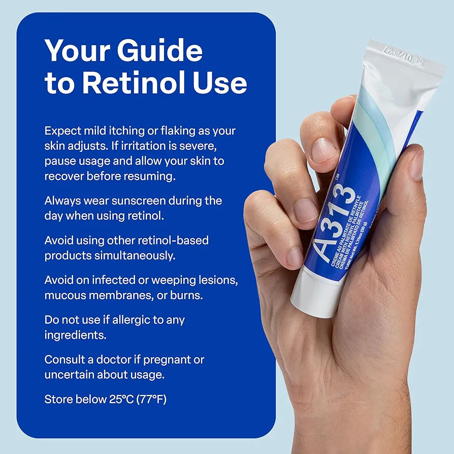 French Pharmacy Vitamin A (Retinoids) Lightweight Face Cream for Anti-Aging, Reduce Wrinkles, Prevents Acne Breakouts, and Hyperpigmentation - Skincare for Smooth, Radiant Skin - 50g Cream