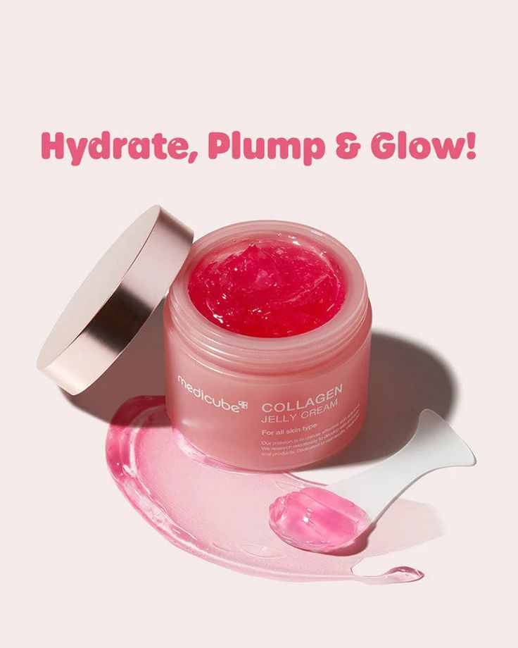Medicube Collagen Jelly Cream – Glass Glow Hydrating Gel with Niacinamide & Hydrolyzed Collagen