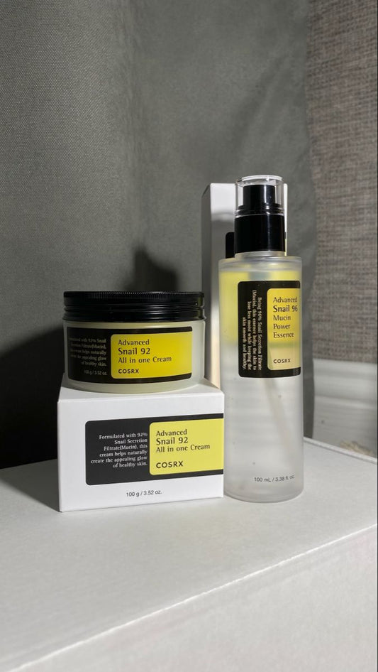 Cosrx Advanced Snail Mucin Duo – Essence & Cream Set