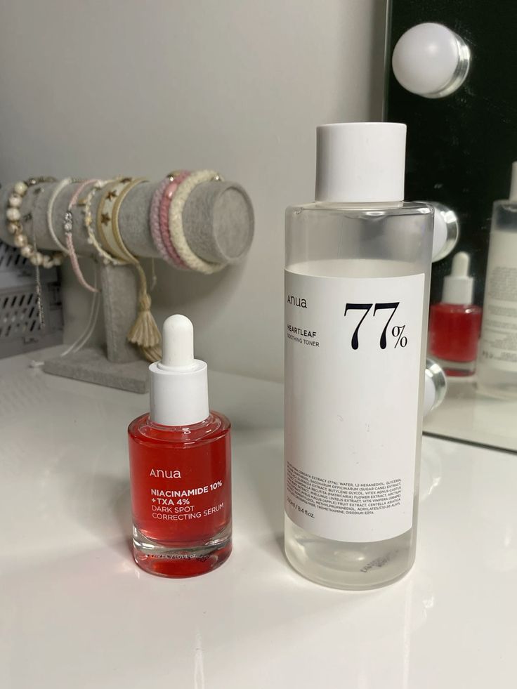 Anua Niacinamide Serum & Toner Set – Brighten, Balance & Cleanse