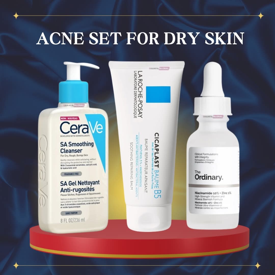 Acne set for dry skin