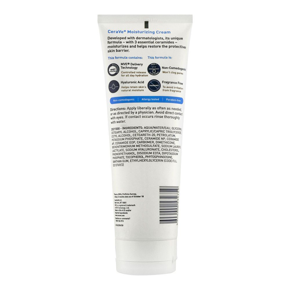 CeraVe Moisturizing CREAM (For Normal to Dry Skin) RICH TEXTURE 236 ml
