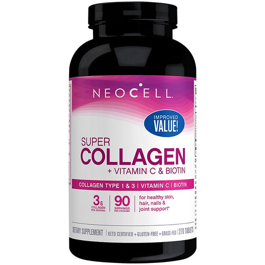 NEOCELL  Super  Collagen  +Vitamin C & Biotin  (For Healthy Skin, Hair, Nails & Joint Support)  270 Tablet