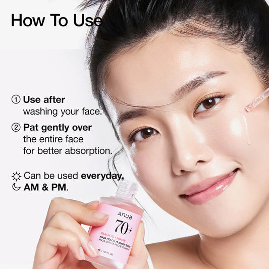 Anua, Peach 70 Niacin Serum 70%, 30ml