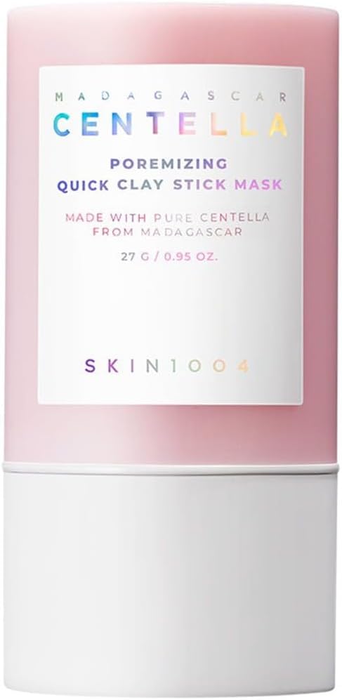 SKIN1004 Madagascar Centella Poremizing Clay Stick Mask – 27g | Quick Pore Care with Pink Clay & Centella
