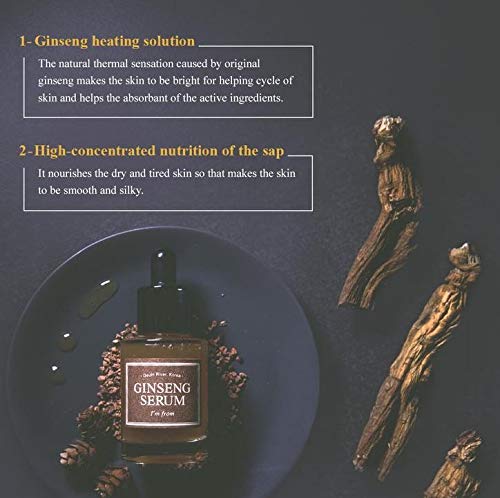 I'm From Ginseng Serum – 30ml | 7.98% Ginseng Extract + Hyaluronic Acid for Anti-Wrinkle & Skin Rejuvenation