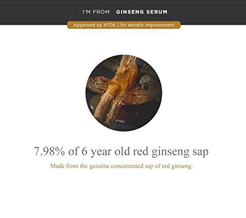 I'm From Ginseng Serum – 30ml | 7.98% Ginseng Extract + Hyaluronic Acid for Anti-Wrinkle & Skin Rejuvenation
