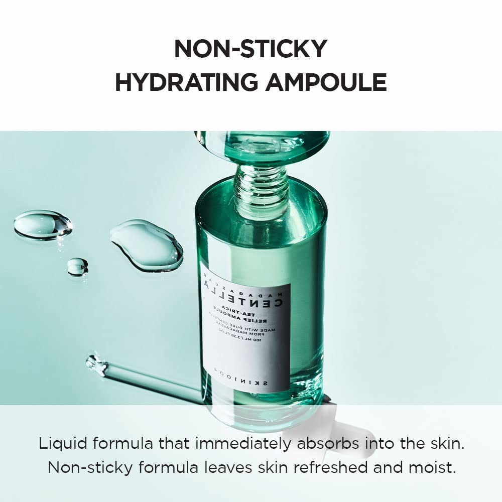 SKIN1004 Hyalu-CICA First Ampoule – 3.38 fl.oz (100ml) | Deep Soothing Hydration for Dry & Sensitive Skin