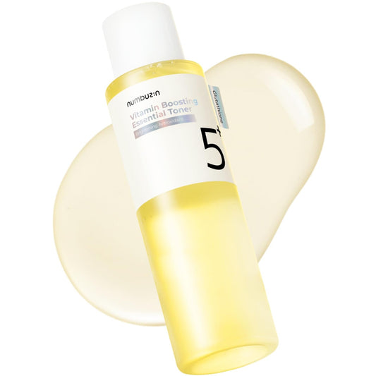 Numbuzin No.5 Vitamin Boosting Essential Toner – Brightens, Evens Skin Tone & Boosts Radiance (6.76 fl. oz.)