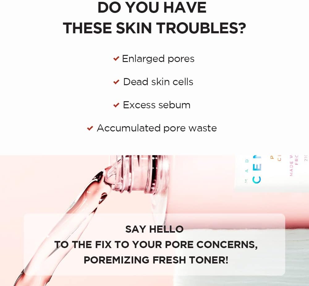 SKIN1004 Madagascar Centella Poremizing Clear Toner – 7.1 fl.oz (210ml) | Exfoliating Toner for Clogged Pores & Sensitive Skin