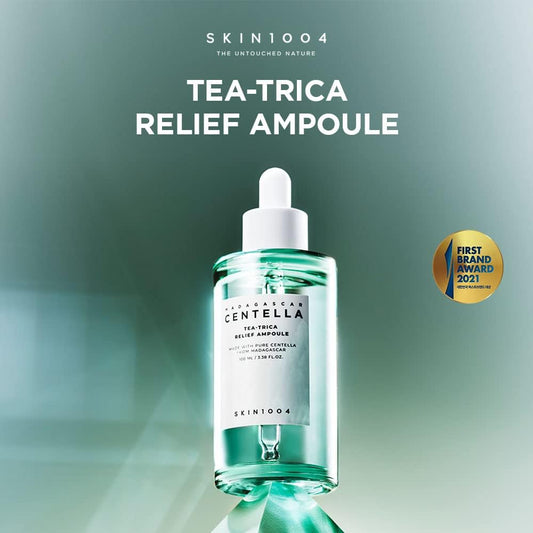 SKIN1004 Hyalu-CICA First Ampoule – 3.38 fl.oz (100ml) | Deep Soothing Hydration for Dry & Sensitive Skin