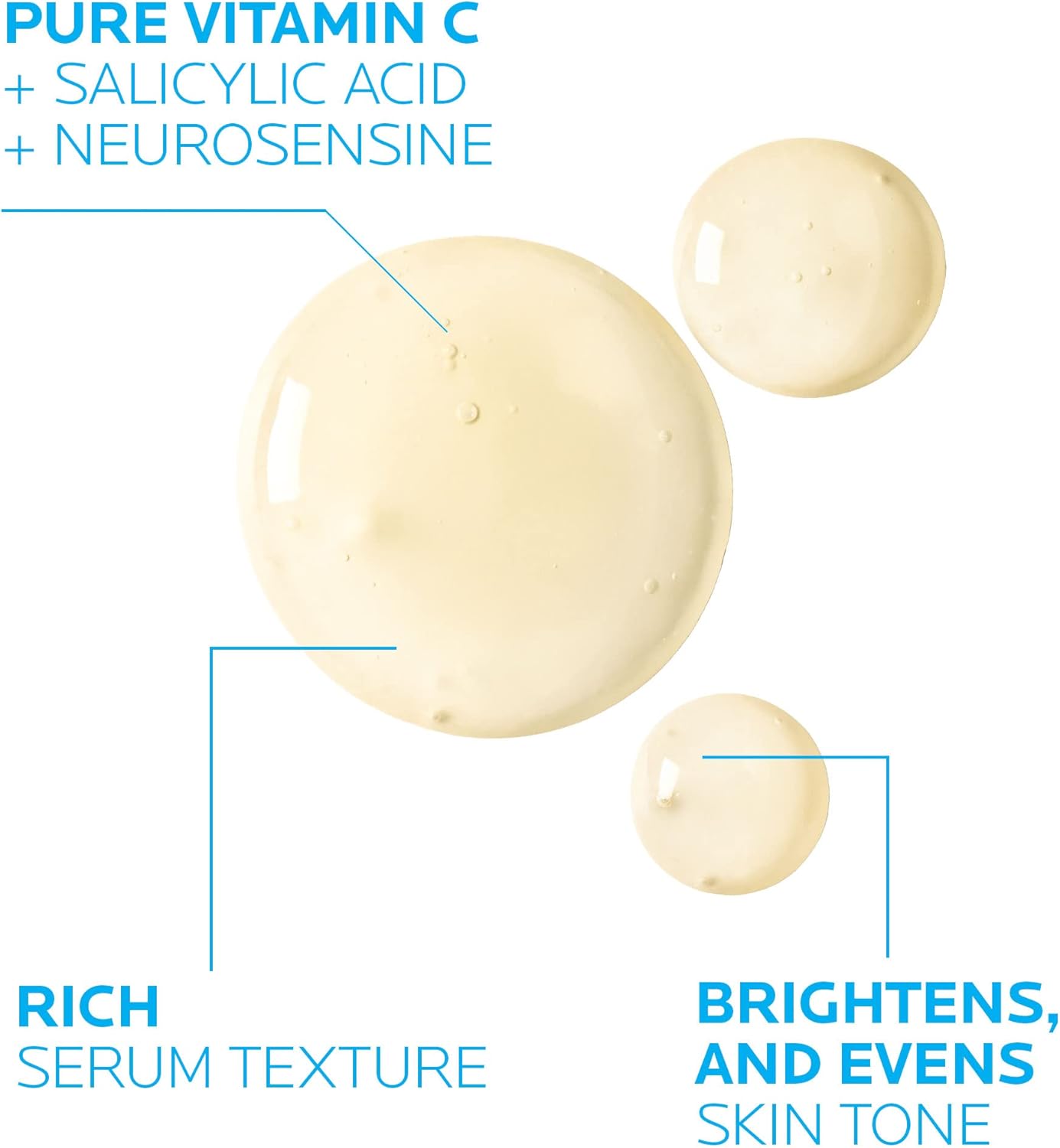La Roche-Posay Pure Vitamin C10 Face Serum – Brightening & Anti-Aging for Sensitive Skin (30ml)