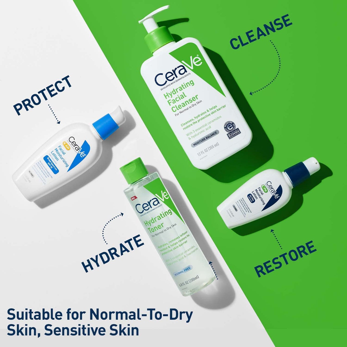 CeraVe Hydrating Facial Toner – 118 ml | With Ceramides & Niacinamide