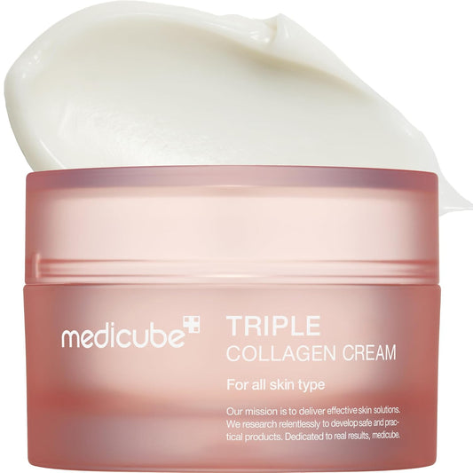 Medicube Triple Collagen Cream - Hydrating & Firming Moisturizer with Hyaluronic Acid