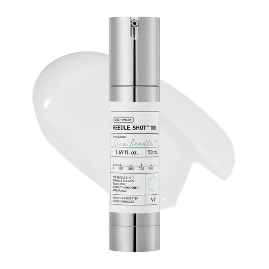VT COSMETICS CICA Reedle Shot 100 – Spicule Microneedling Serum (30ml) | Exosome-Infused Pore Care & Texture Refining Booster