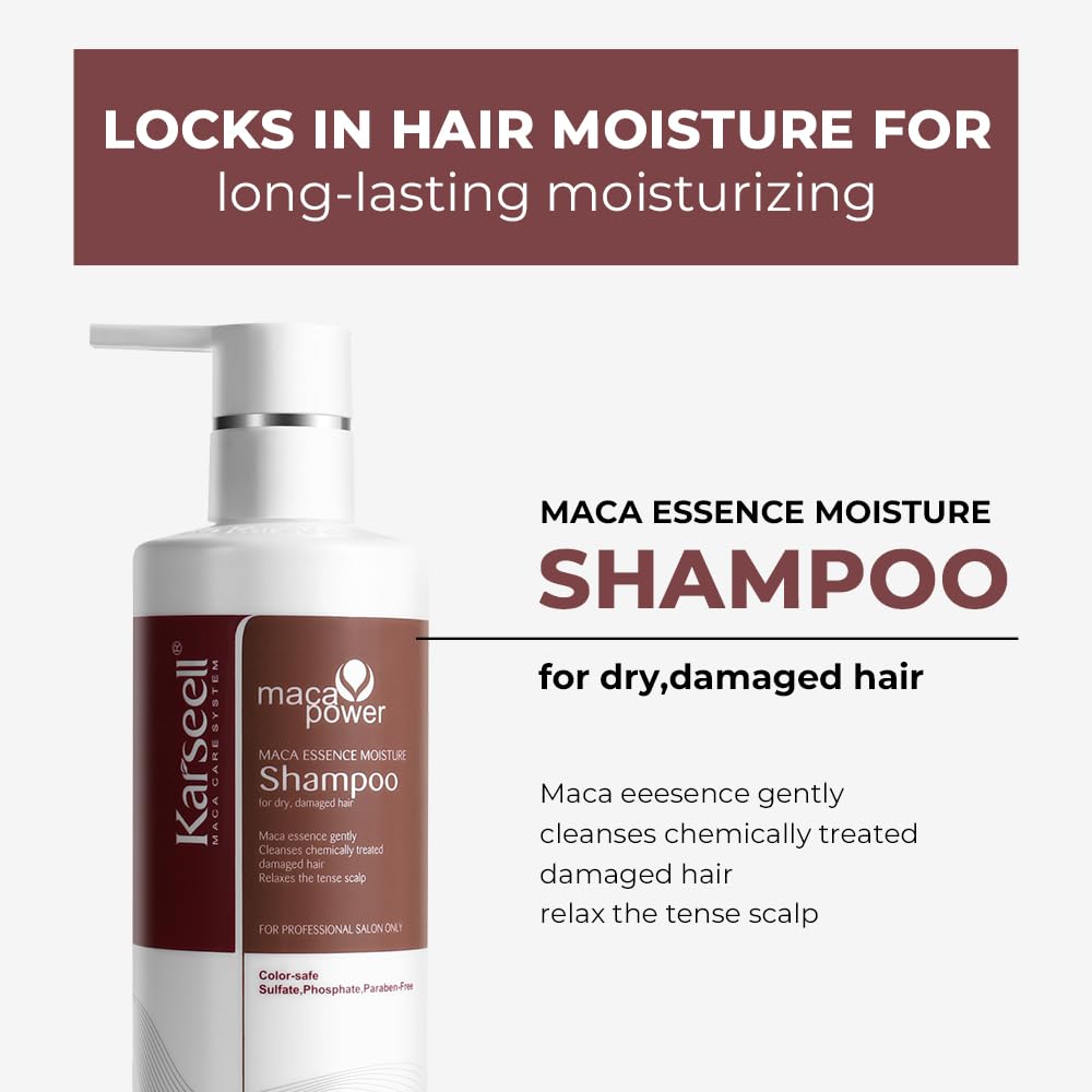 Karseell Argan Oil Shampoo Extract Moisturizing Deep Repair Smooth Shampoo for Dry and Damaged Hair 800 ml