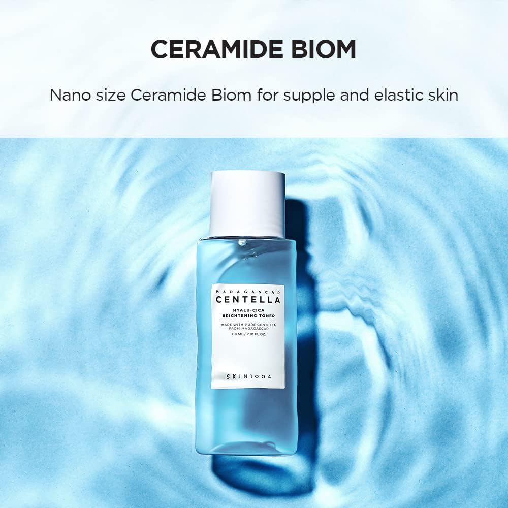 SKIN1004 Hyalu-CICA Brightening Toner – 7.10 fl.oz (210ml) | Hydrating & Brightening Toner with Hyaluronic Acid, CICA & Niacinamide