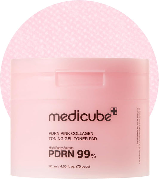 Medicube Toner Pads Salmon DNA PDRN Pink Collagen Jelly Pad